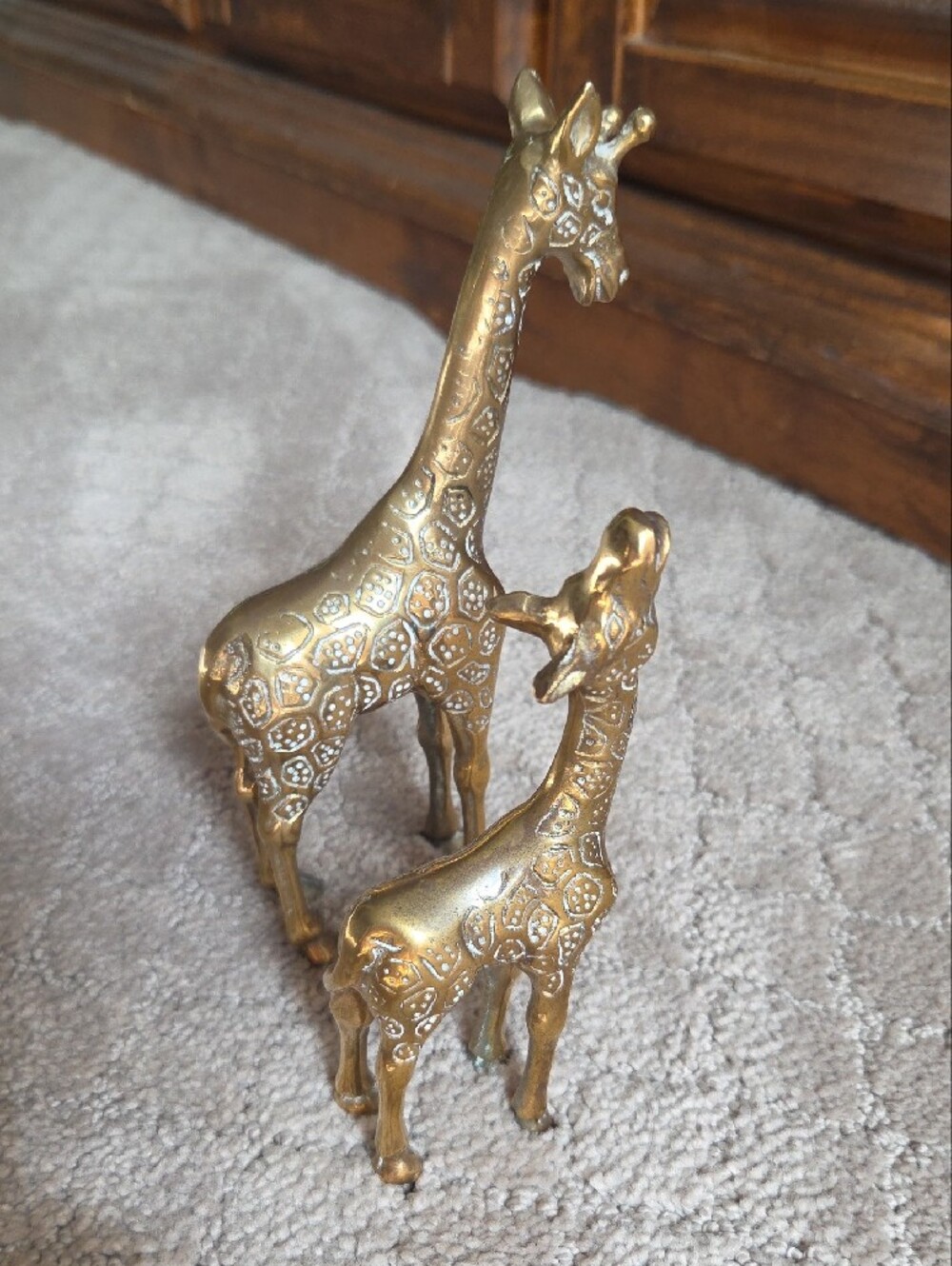 Vintage Brass Giraffe Set - Picture 3 of 6